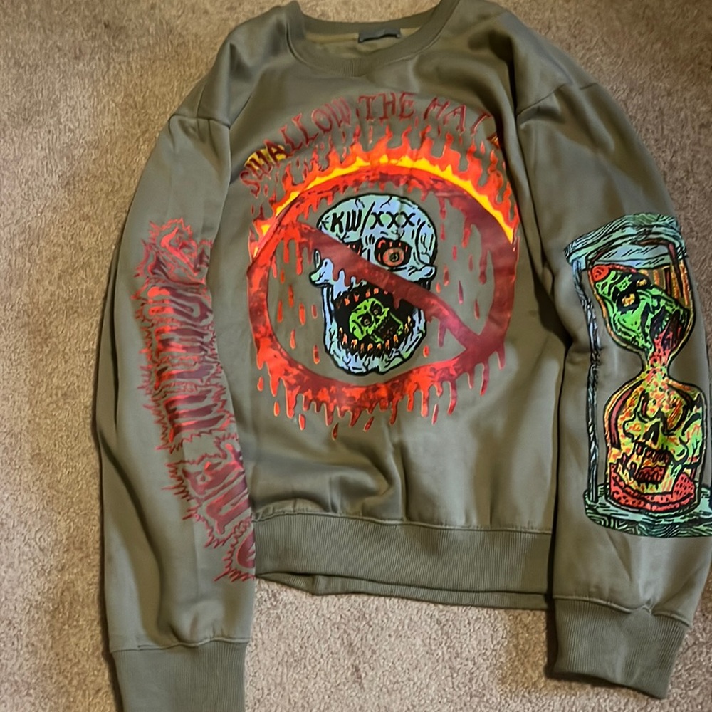 Swallow the hate Kanye west x XXXTENTACION sweater